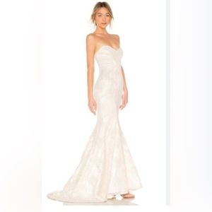 Micheal Costello “Amelia” Floral Embellished Gown XS NWT